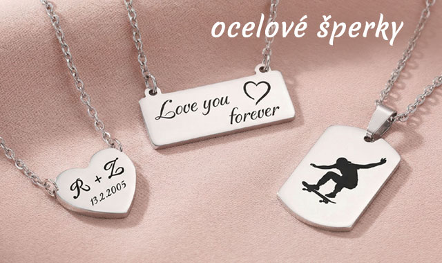 ocelové šperky