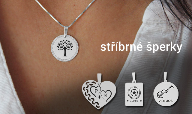 stříbrné šperky