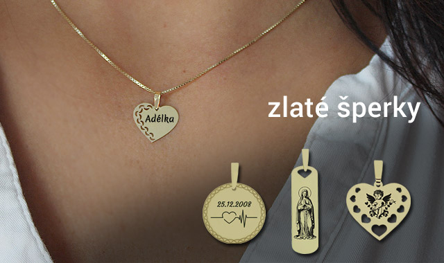 zlaté šperky
