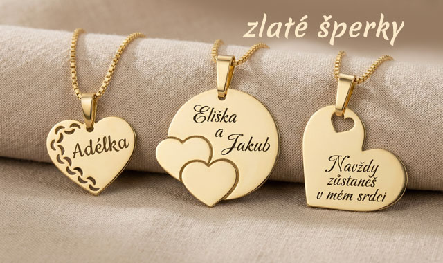 zlaté šperky