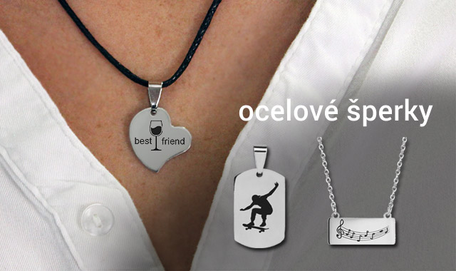 ocelové šperky