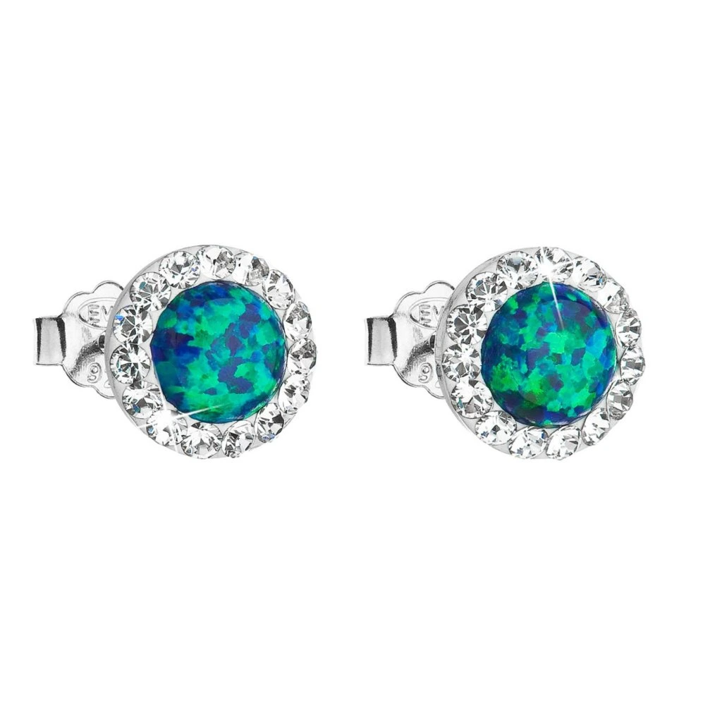 27479-5_27479-stribrne-nausnice-pecky-se-syntetickym-opalem-a-preciosa-krystaly-zelene-kulate-31217-1-green.webp