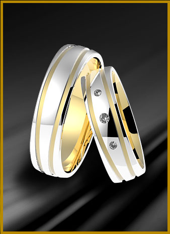 Snubní prsteny zlaté 896