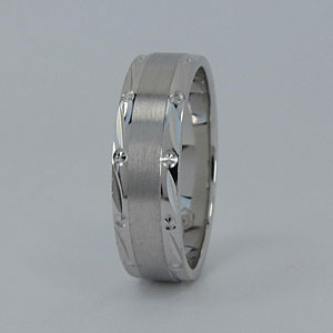 Stříbrné snubní prsteny CR70-001