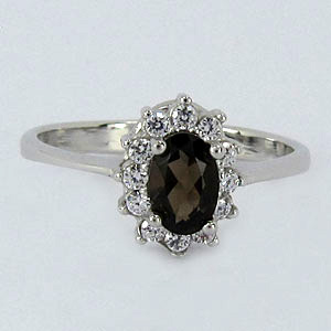 S70-006 Stříbrný prsten s kamenem