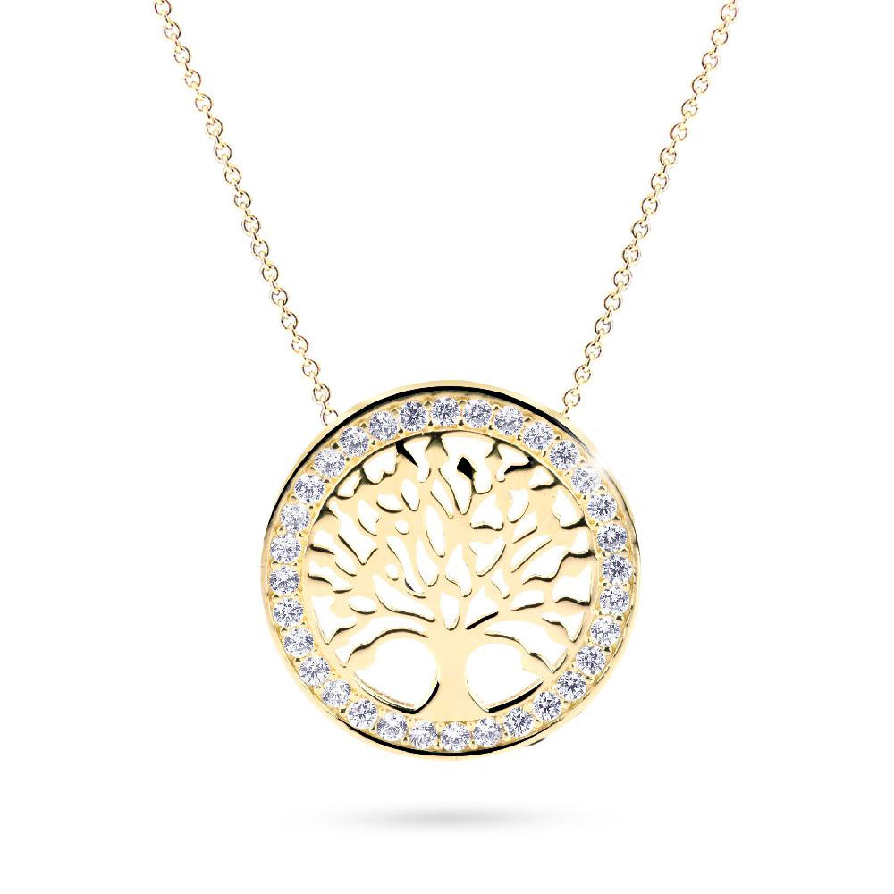 Z50-641 Zlatý náhrdelník strom života