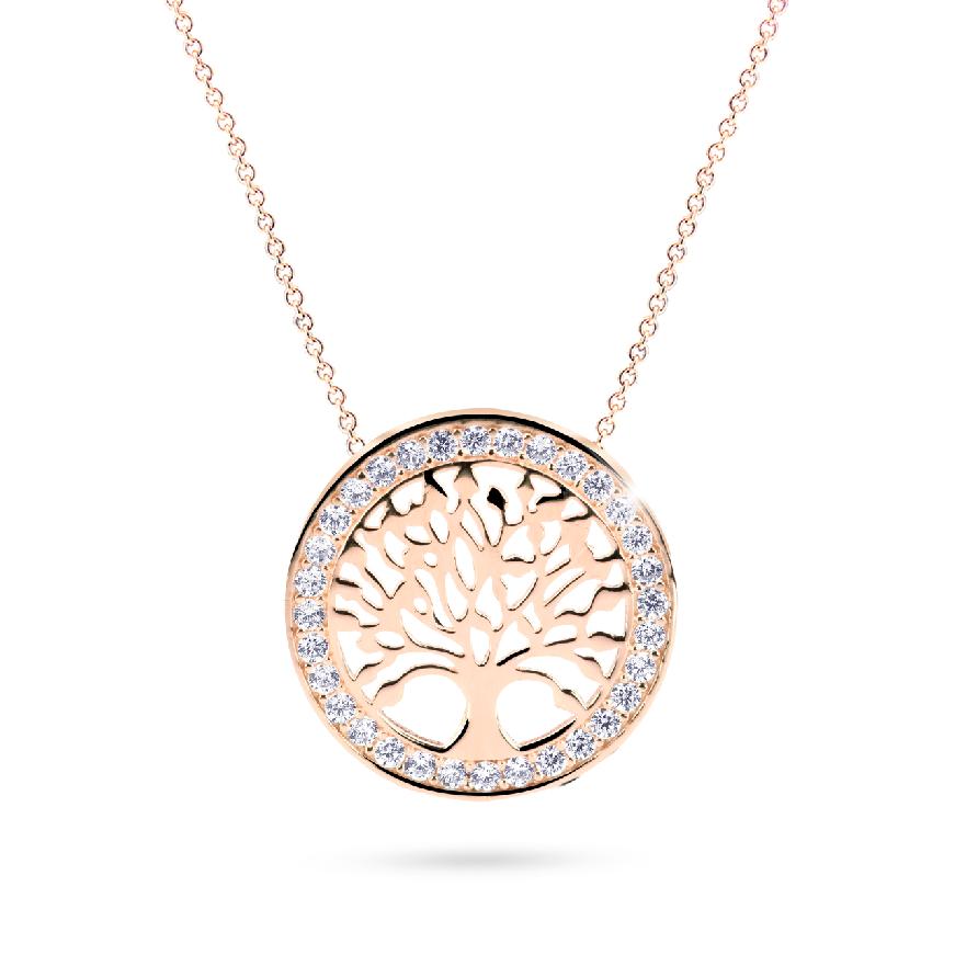 Z50-645 Zlatý náhrdelník ze stromem života