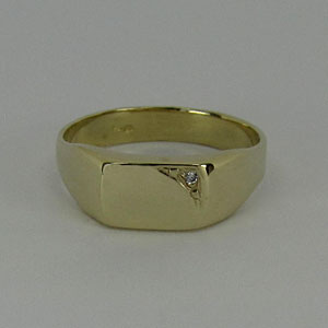 Zlatý prsten pánský Z70-095
