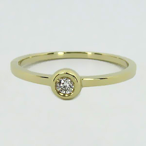 Zlatý prsten CROWN, CW70-021
